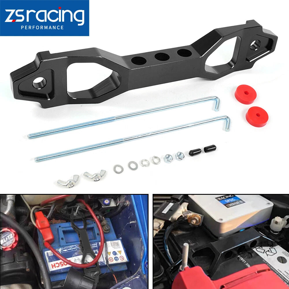 Battery Hold Down Bracket for Heavy Duty Applications (J Bolts)