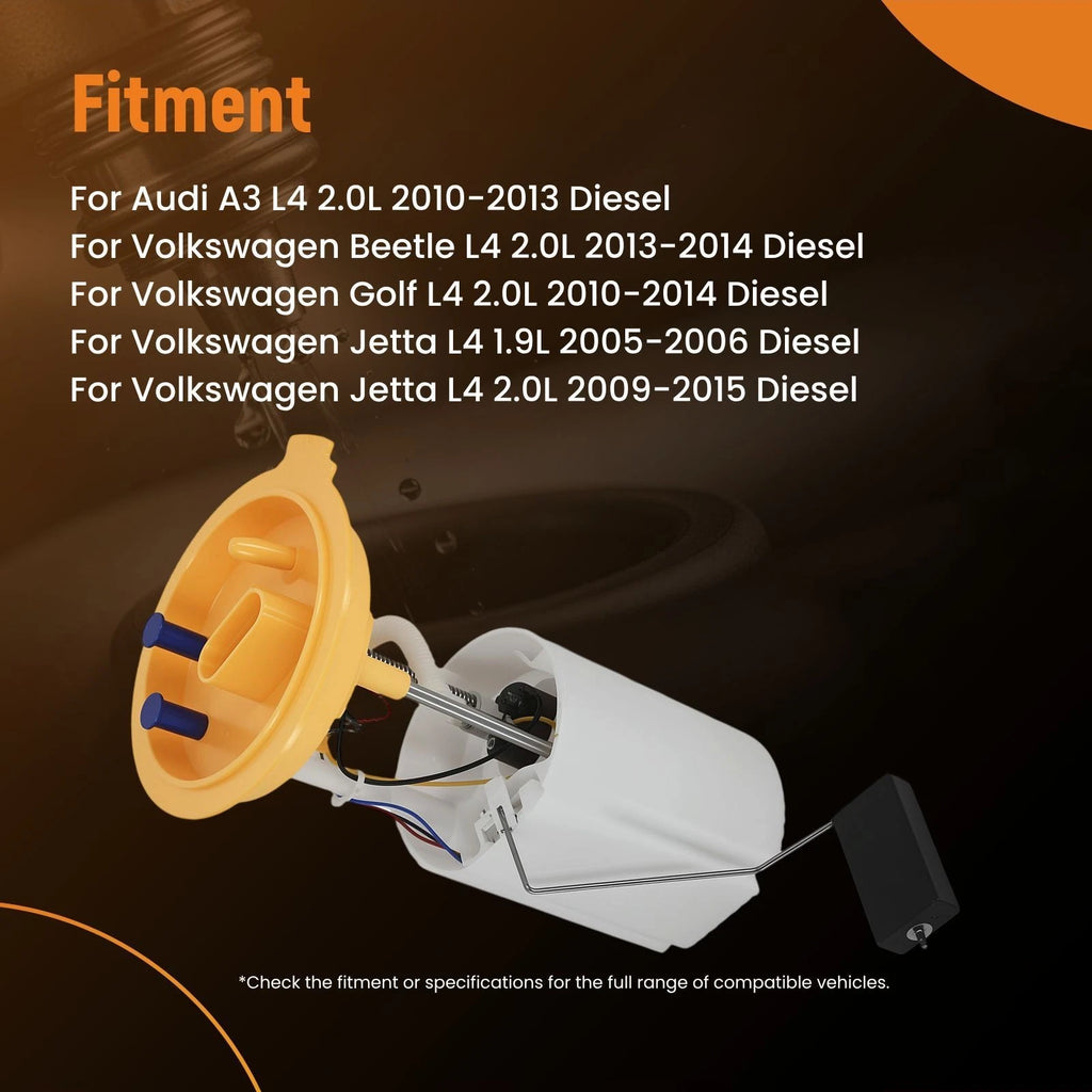 In Tank Fuel Pump & Sending Unit for VW Golf Audi A3 (2010–2014) 1K0919050D