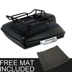 Matte Black Razor Trunk Backrest Pad for Harley Touring (2014–Present)