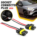 2X Pigtail Connector Plug Wiring Harness Socket Kit for H11B to H11