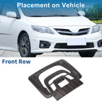 Set of 2 Headlight Trim Bezels for Toyota Corolla (2022–2024) ABS