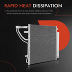 A/C Condenser with Bracket & Receiver Drier for Kia K5 GT (2021–2022)