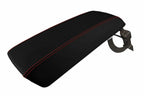 Console Lid Armrest Cover for Ford Edge (2011–2020) Carbon Fiber Red Stitch