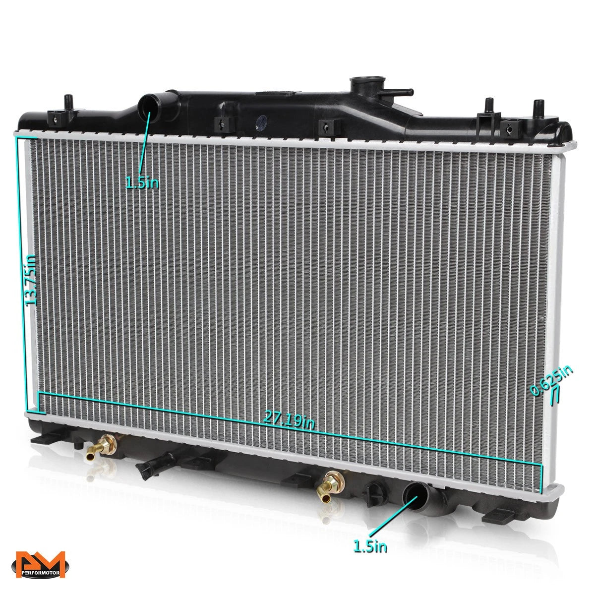 Aluminum Core Radiator for Acura RSX 2.0L AT (2002–2006) DPI-2412