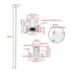 2Pcs Linear Motion Rail Shaft Slide Guide for Various Models