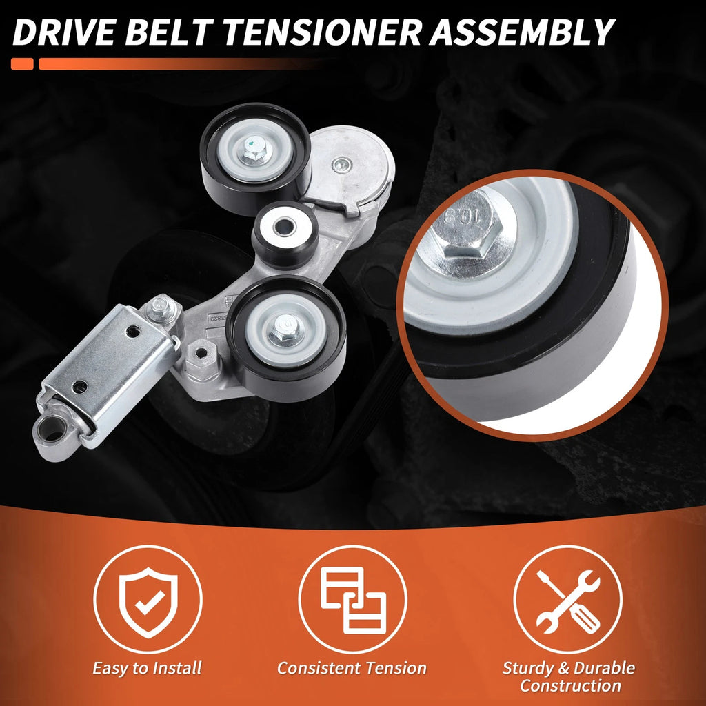Set of 1 Drive Belt Tensioner Kit for Chevy Impala Malibu (2014) 12663047