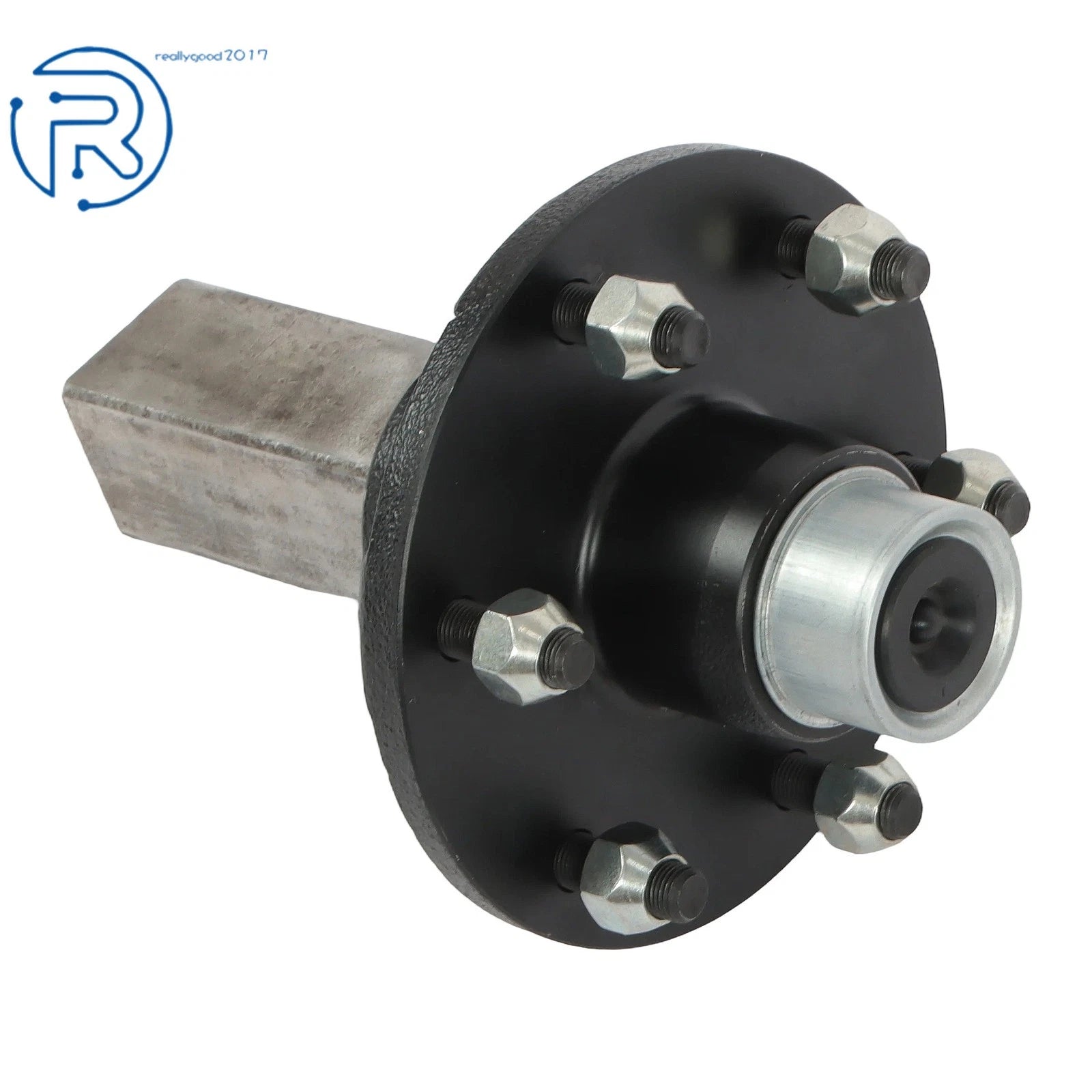 Trailer Hub Kit for 6 on 5.5" Axles (Pre-Lubricated, Square Spindle)