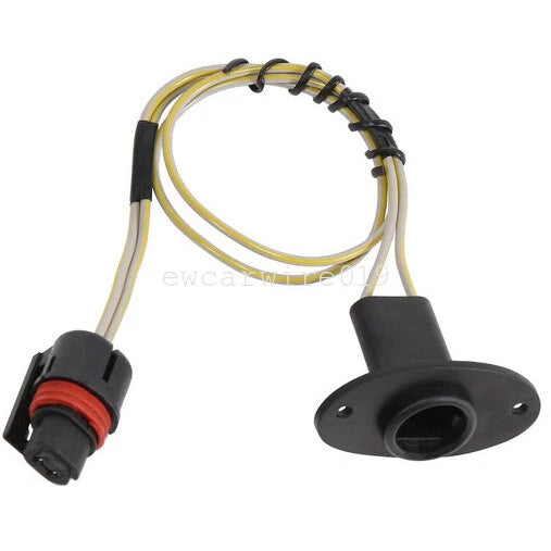 2X Rear License Plate Light Pigtail Wire Harness for Dodge Ram 1500 2500 (1994–2001)