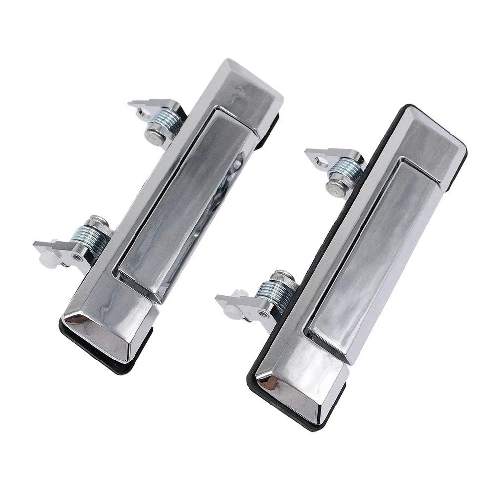 Chrome Front Door Handle Pair for Toyota Land Cruiser J70 (2010–2016)