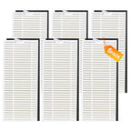 6X High Efficiency Filters for Blaupunkt Bluebot Comfort Plus