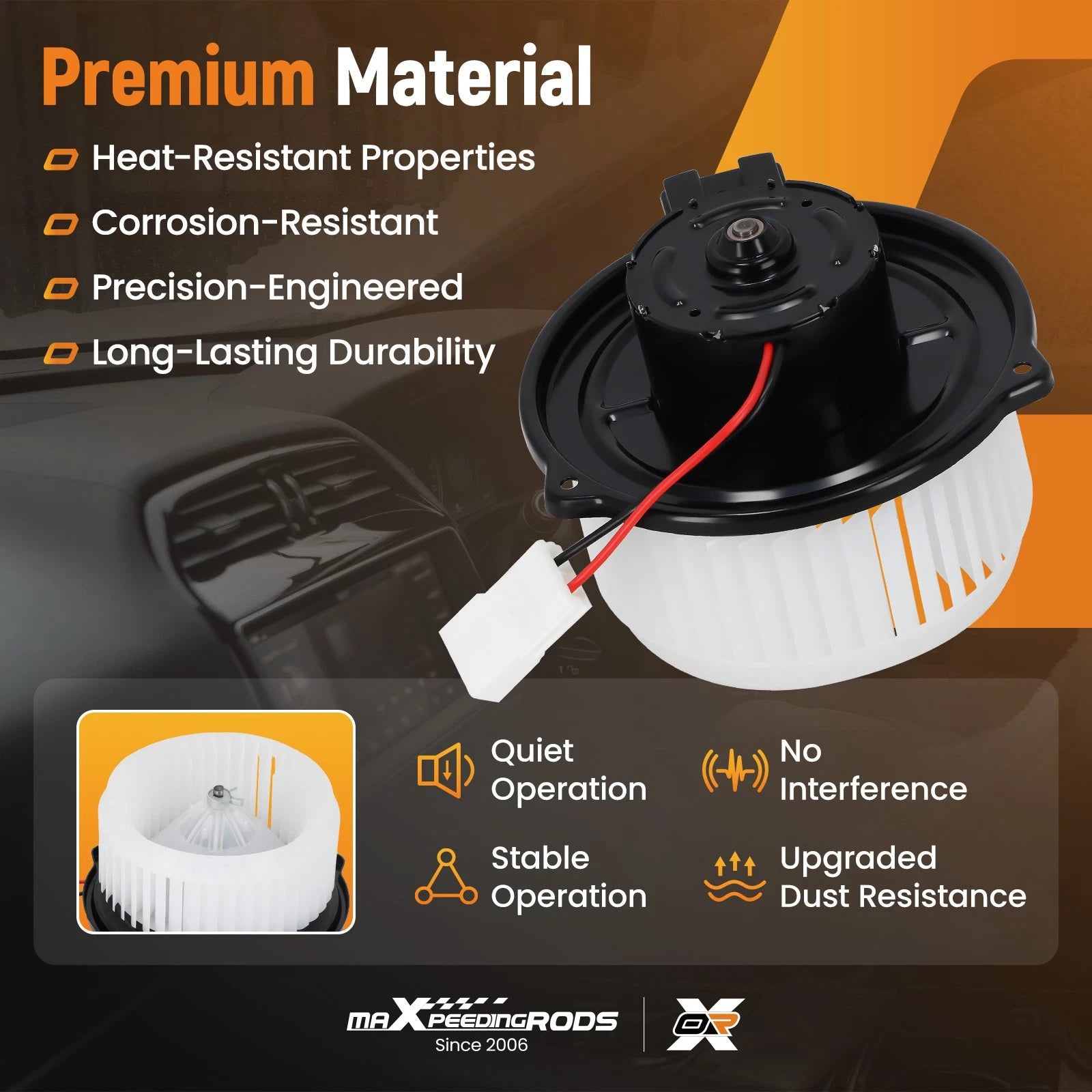 Heater Blower Motor for Mazda 6 (2014-2017)