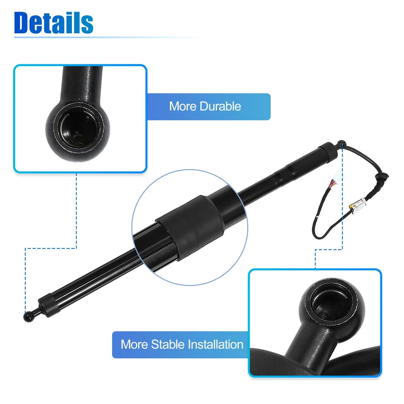 Left Tailgate Power Hatch Lift Support Strut 68920-09020 for Toyota Highlander (2001–2007)