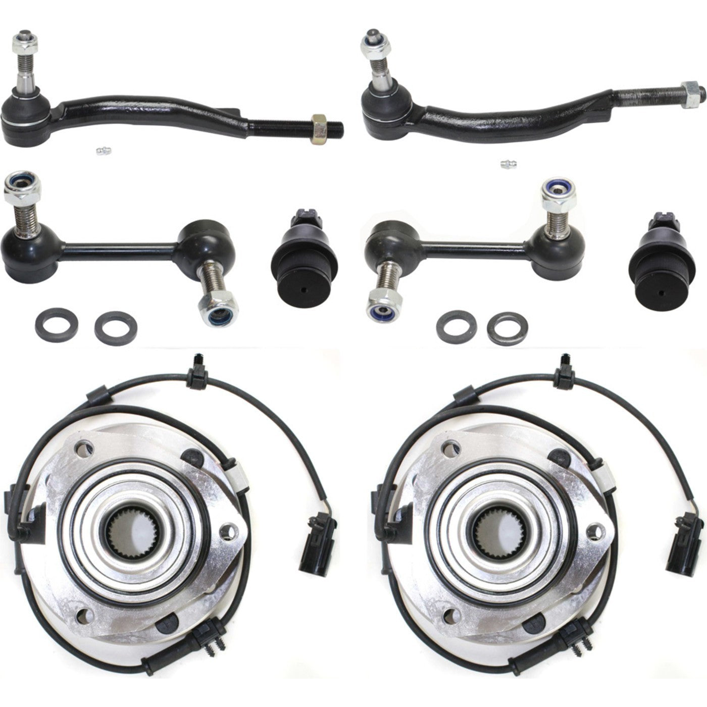 Wheel Hub Kit for Chevrolet Trailblazer (2004–2007) Front Left Right 4WD