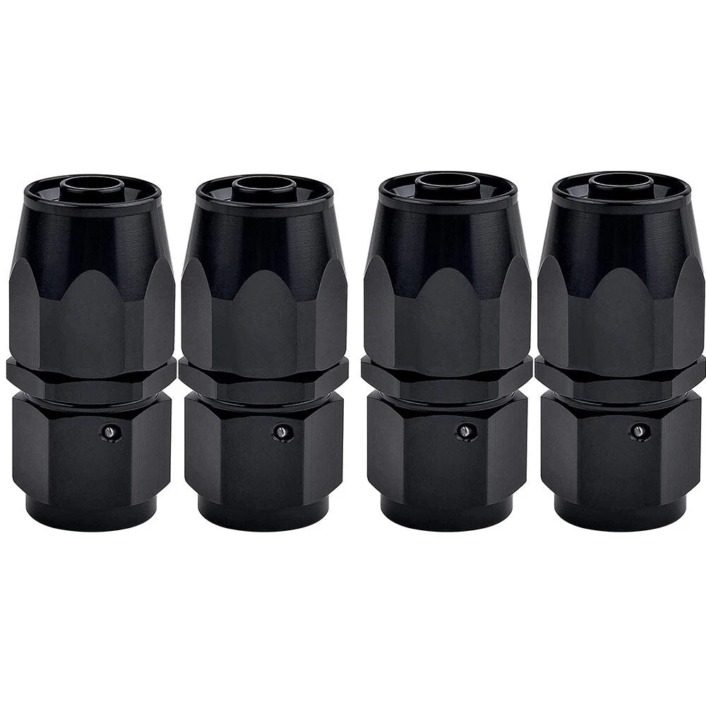 Set of 4 Straight Swivel Hose End Fittings for CPE Hose