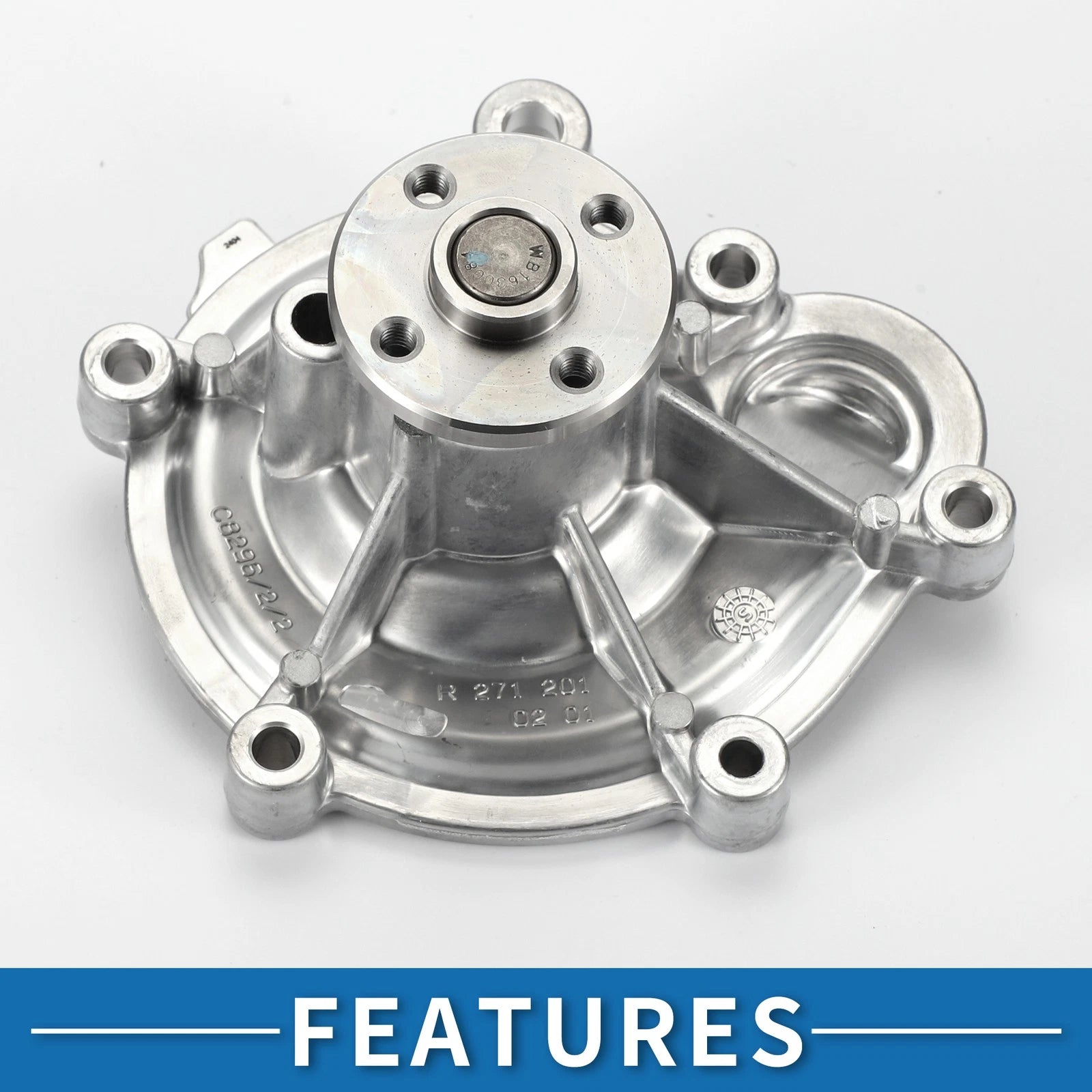 Water Pump for Mercedes-Benz C230 C250 (2003–2005) No. 2712000201