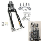 18" Springer Front End with Handlebar Adapter & 2" Riser for Harley Custom