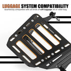 Rear Luggage Rack Pannier Plate Bracket for Harley Iron 1200 XL1200NS (2018–2021)
