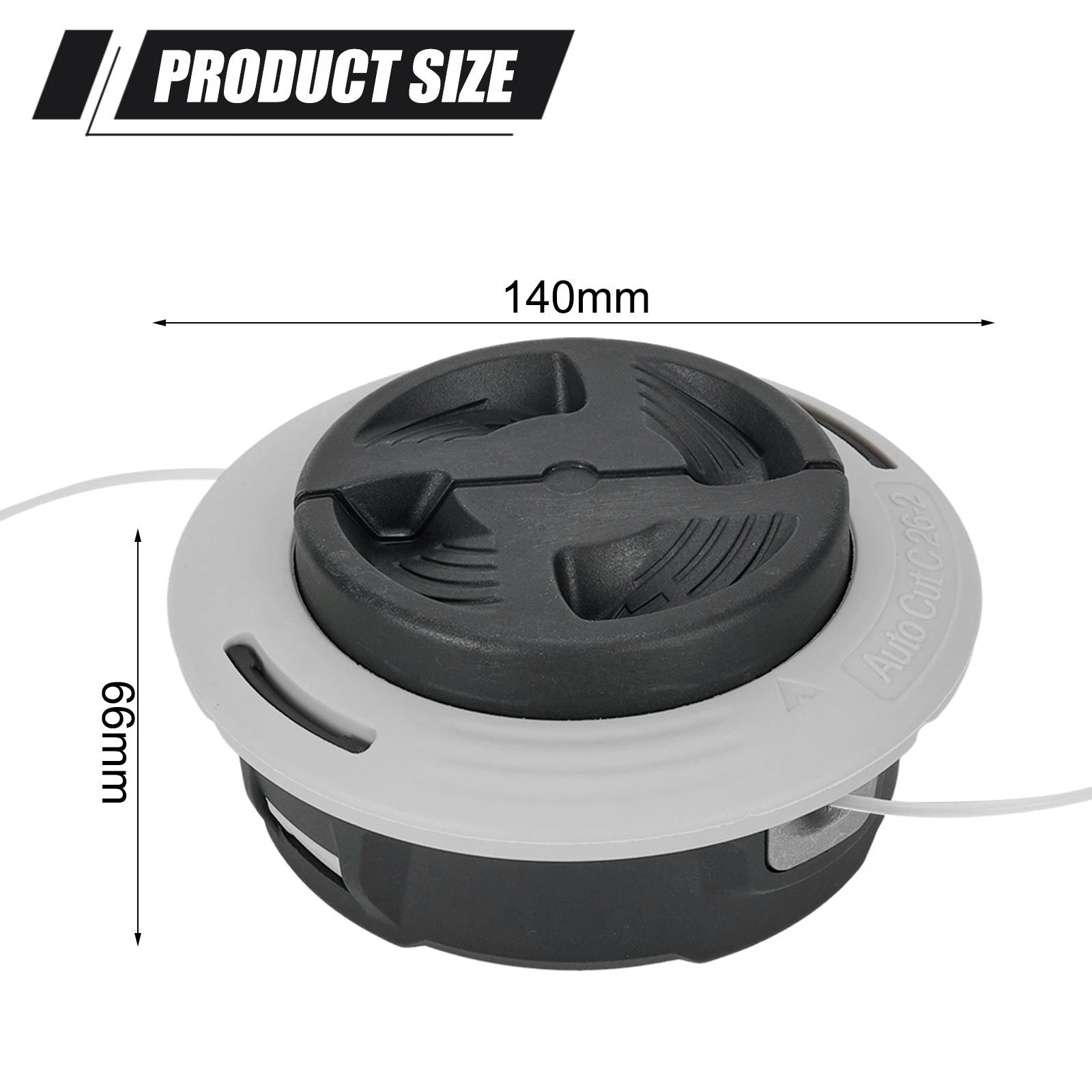 Replacement Trimmer Head for FS 55 R FS 56 R FS 70 FS 70 R (2 7mm Round Line)