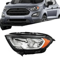 Driver Side Headlight for Ford EcoSport (2018â2022) Halogen Black