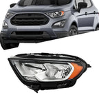 Driver Side Headlight for Ford EcoSport (2018â2022) Halogen Black