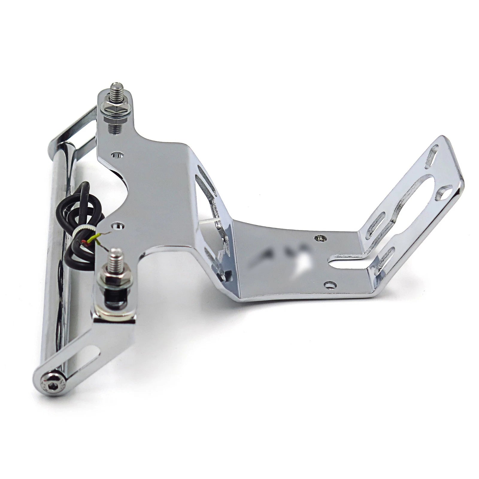 Chrome Fender Eliminator Tidy Tail with LED Light for Yamaha YZF R1 (2004–2015)