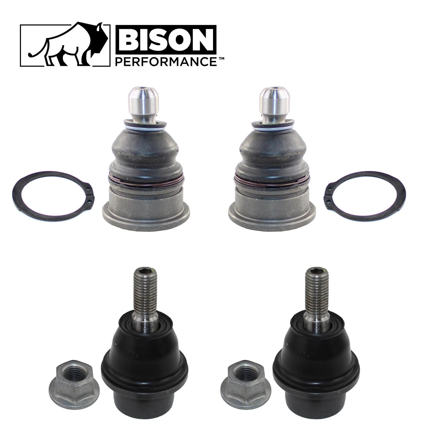 4pc Front Lower Suspension Ball Joint Kit for Chevy GMC Saab