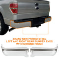 Set of 2 Chrome Rear Bumper End Caps for Ford F150 (2009–2014)
