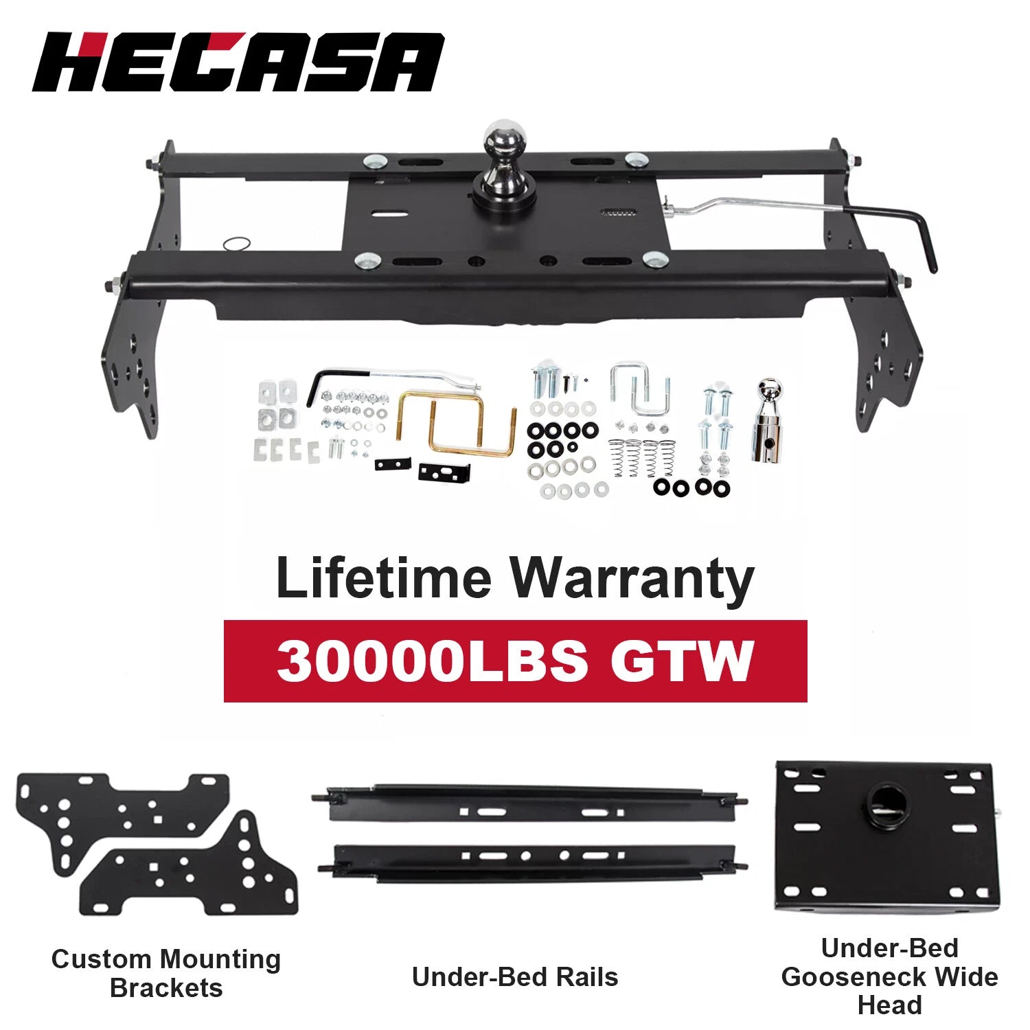 Gooseneck Trailer Hitch System for Ford F250 F350 (1999–2016)