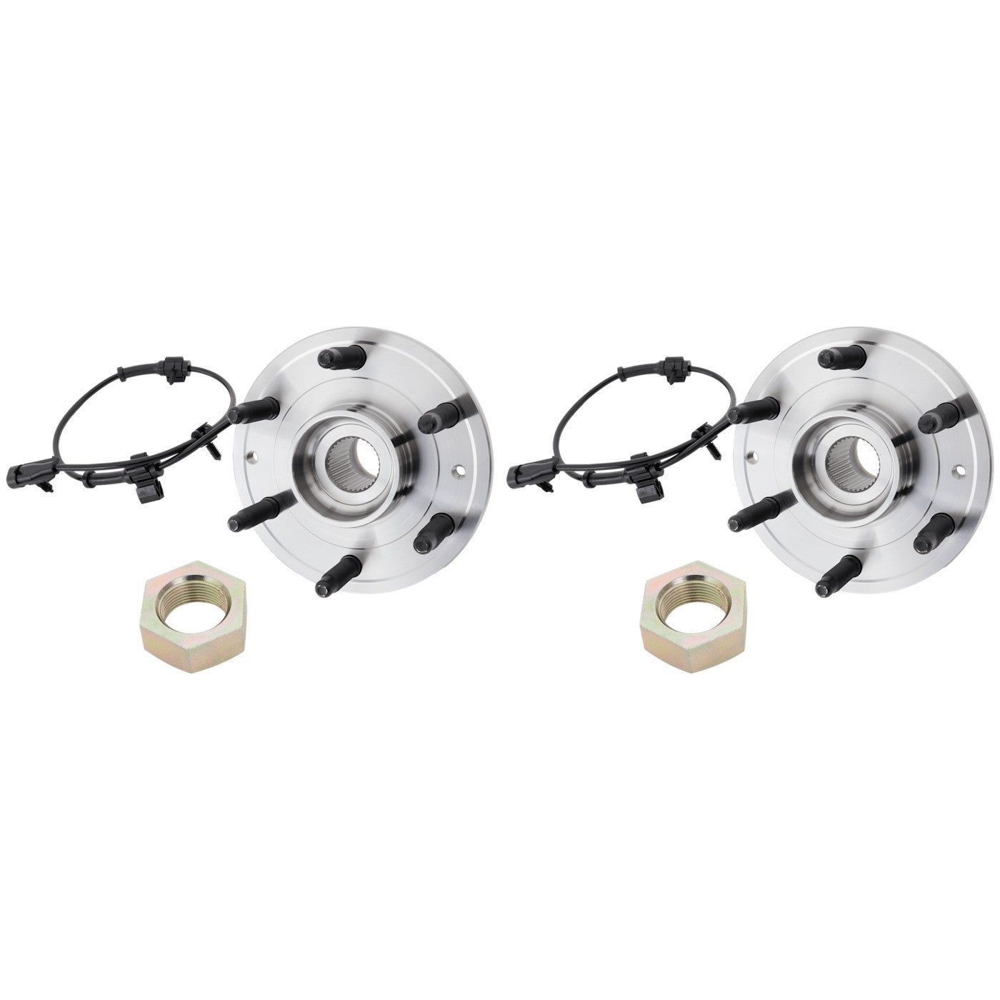 Set of 2 Wheel Hubs for Chevy Savana (4WD)