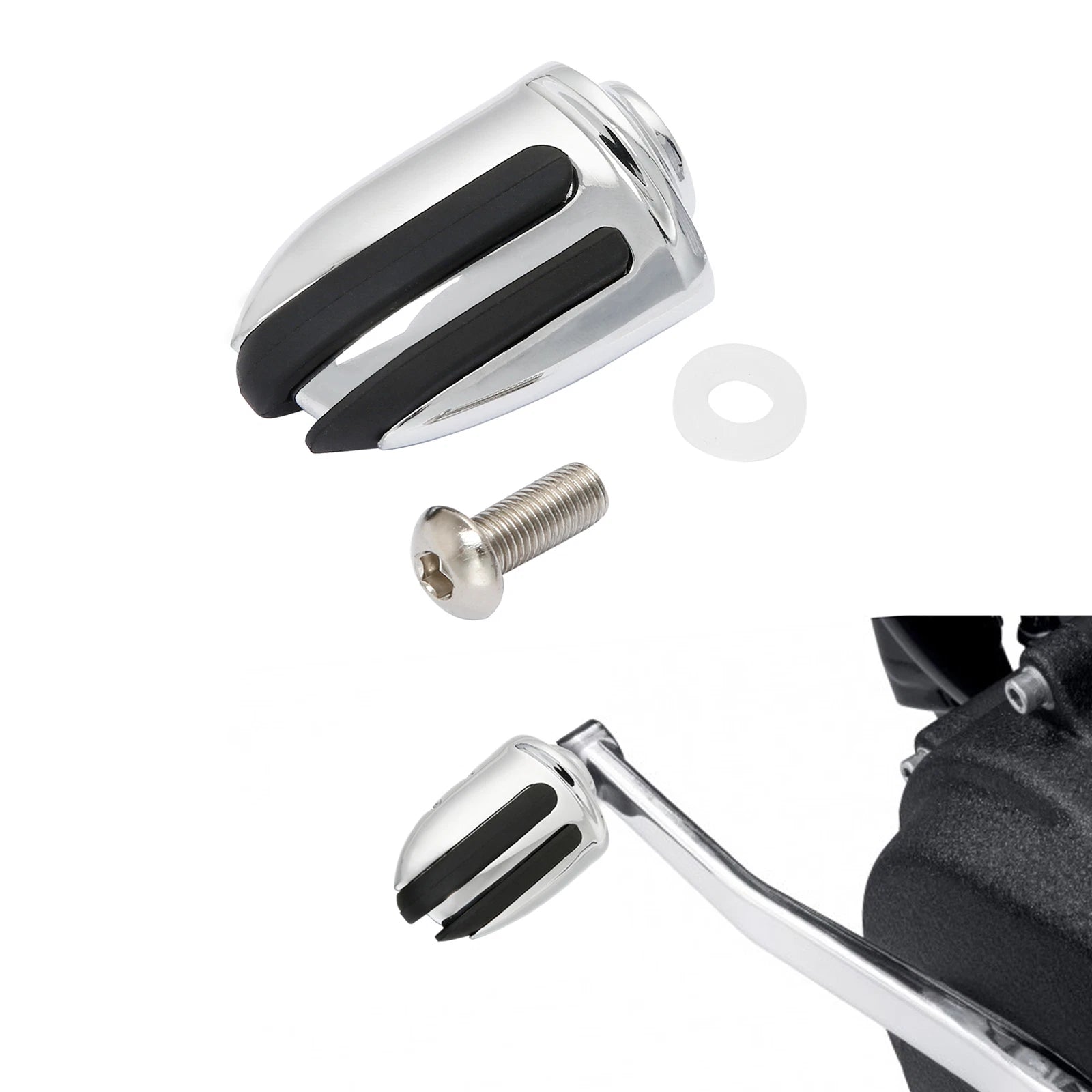 Aluminum Pilot Shifter Pegs for Harley Softail Dyna (1991–2006) Chrome