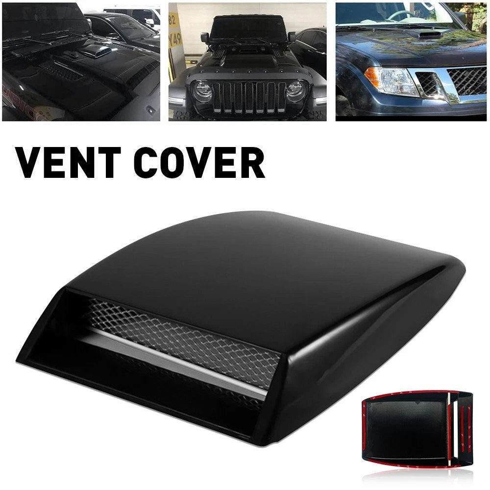 Air Flow Intake Hood Scoop Vent Cover Trim for Universal Fit (All Years)