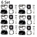 6x Carburetor Overhaul Kit for Zama RB-142, Homelite C1U-W32, C1U-W32A