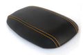 Console Armrest Cover for Ford Mustang (1994–2004) - PVC Leather, Yellow Stitch