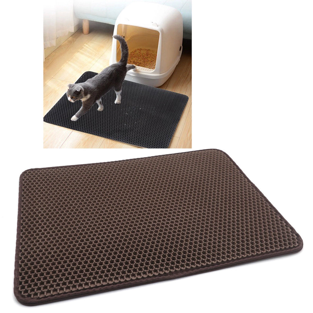 Cat Litter Mat Non-Slip for Kittens (2-Layer)
