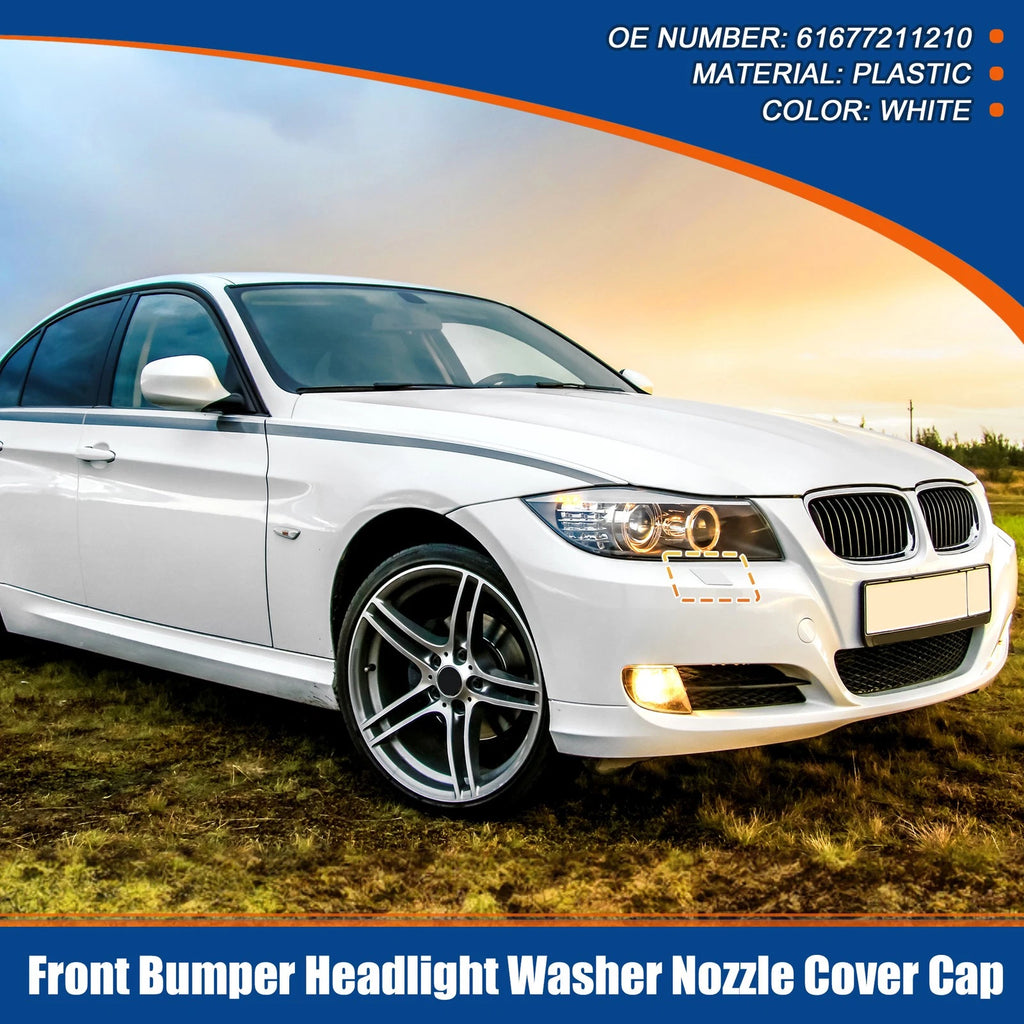 Right Side Front Bumper Washer Nozzle Cover for BMW 3 Series E90 E91 (2007–2013)