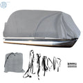Waterproof Boat Cover for Pontoon (2021–2024) - Trailerable, Dust Resistant, Grey