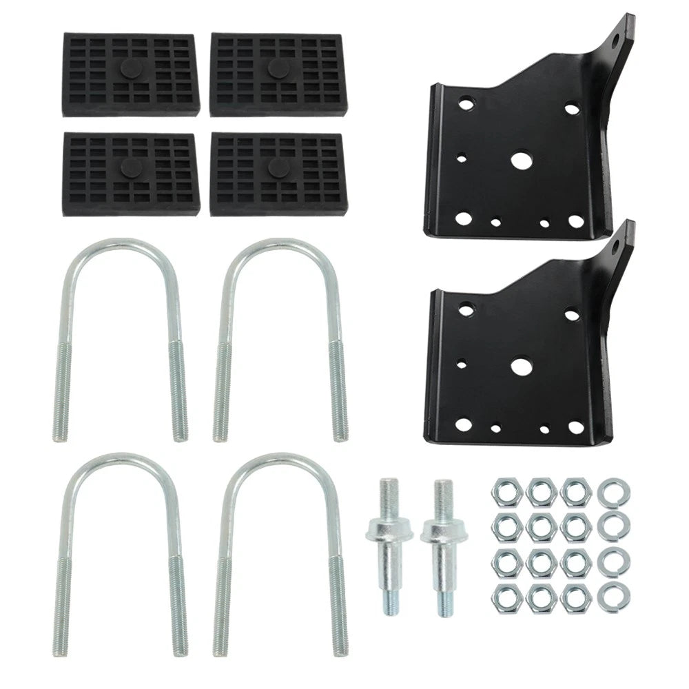 12pc Multi Leaf Shock Plate Kit for Camaro Firebird Nova