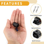 2 x Pin Fog Light DRL Lamp Connector for Honda
