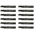 Set of 12 Toothed Mower Blades for Bobcat (Requires 2 for 36"; 3 for 54")