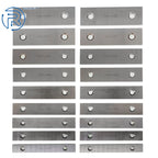 Set of 9 Steel Parallel Blocks for Precision Machining (6" Long, 1/4" Thick)