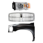 Fender and Headlight Kit for Dodge Ram 1500, Ram 2500 (2002–2005)