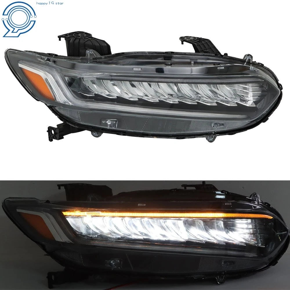 Full LED Headlights for Honda Accord (2018–2021) Chrome Right Side