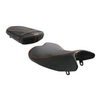 Black Driver Passenger Seat for Suzuki GSXR600 GSXR750 (2006–2007)