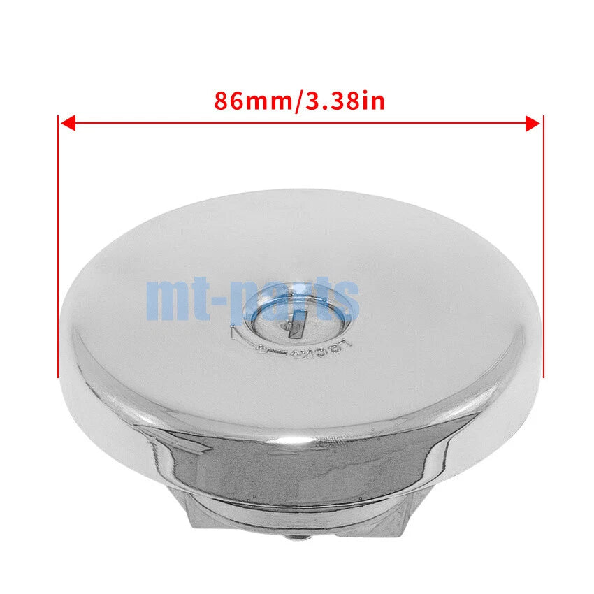 Fuel Gas Tank Cap Cover Keys for Kawasaki VN800, VN1700, VN2000 (2006–2019)