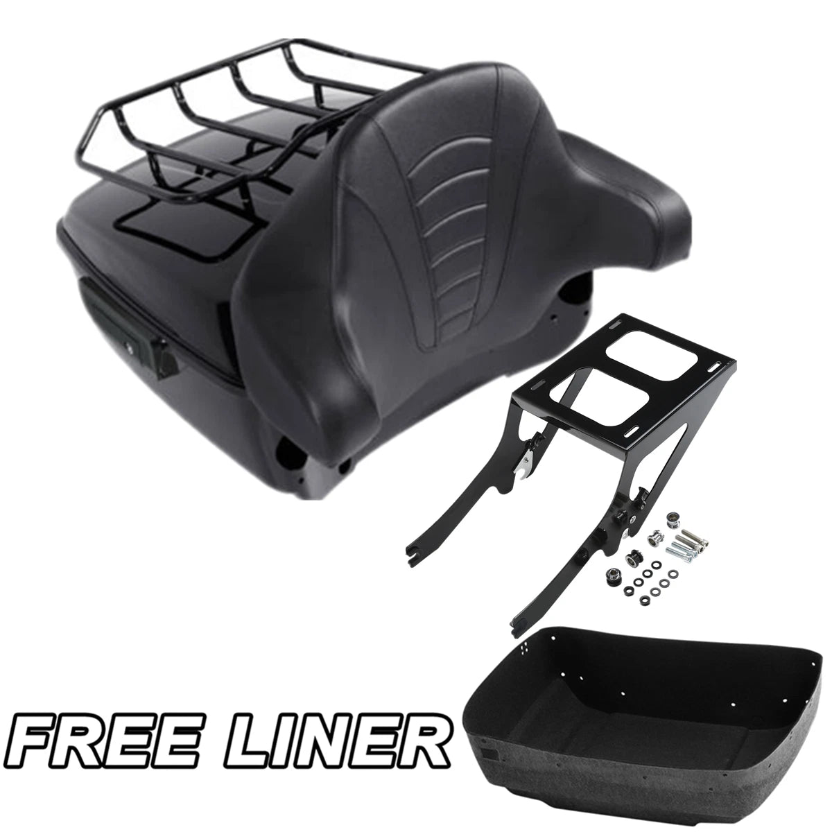 Trunk Backrest Mount Rack for Harley Heritage Classic FLHC (2018–2022)