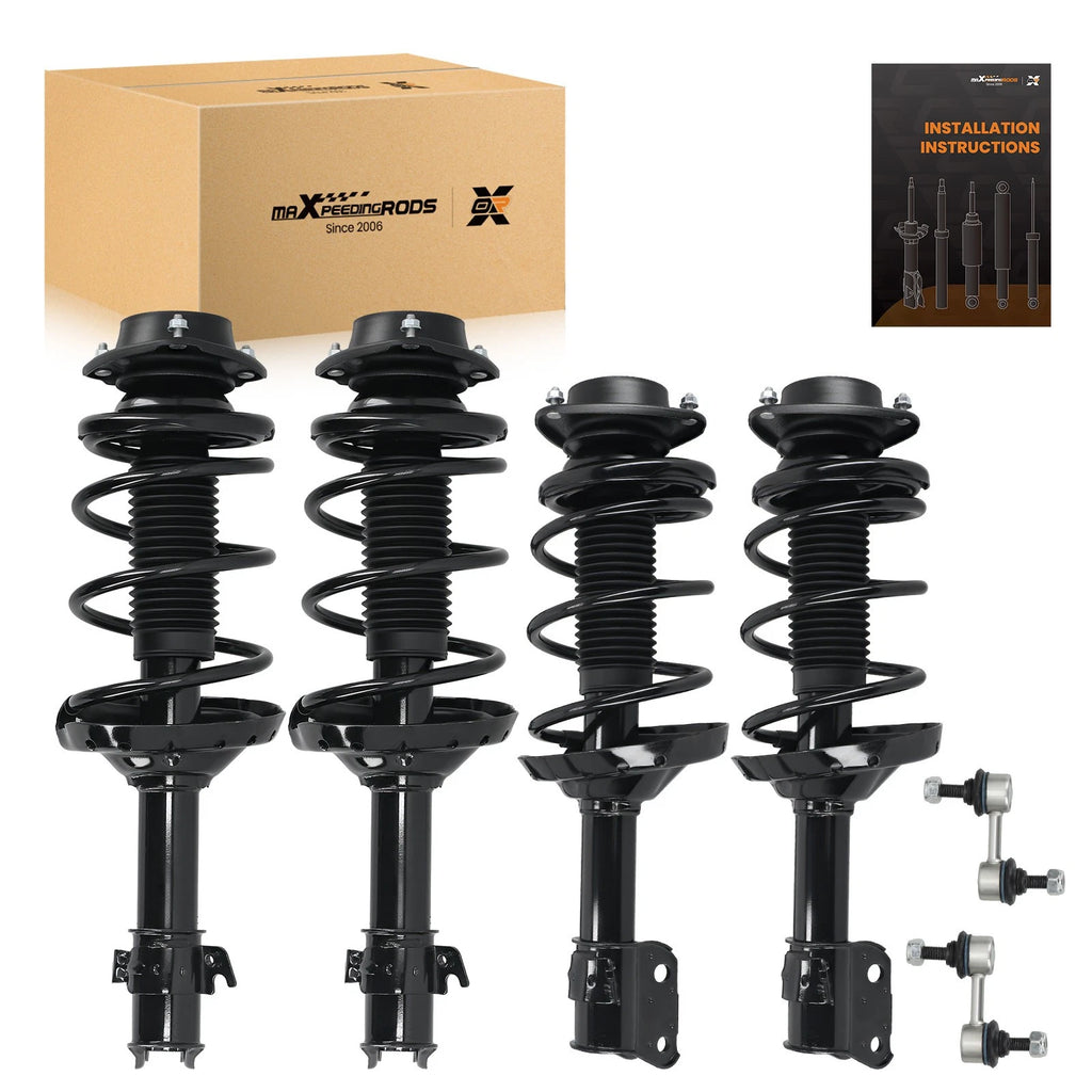 Front & Rear Struts Assembly Sway Bars End Link for 2004 2005 Subaru Forester