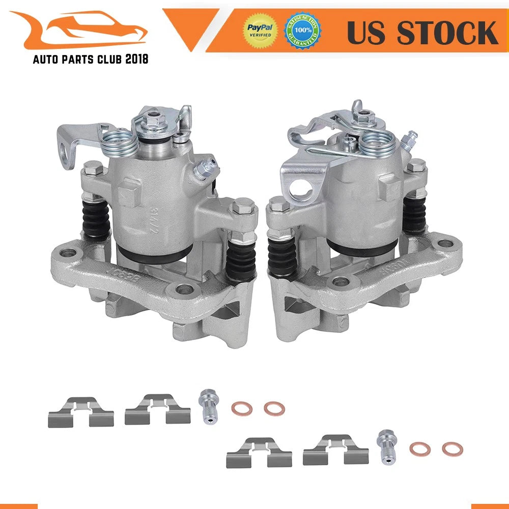Brake Calipers w/ Bracket Pair for Volkswagen Jetta (2000–2005)