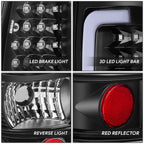 LED C-Tube Tail Brake Light Lamps for Silverado Sierra 1500 2500 (1999–2003)