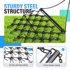 Steel Drag Harrow for ATV UTV Tractor (4X4 FT)