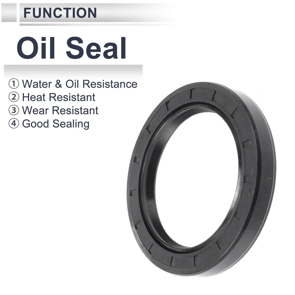 Set of 5 Oil Seal Rotary Shaft Seal Nitrile Rubber 65x90x12mm